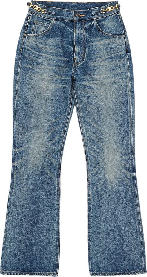 Buy CELINE Dylan Flared Jeans 'Union Wash'.